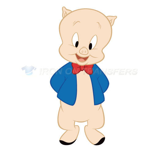 Porky Pig Iron-on Stickers (Heat Transfers)NO.680